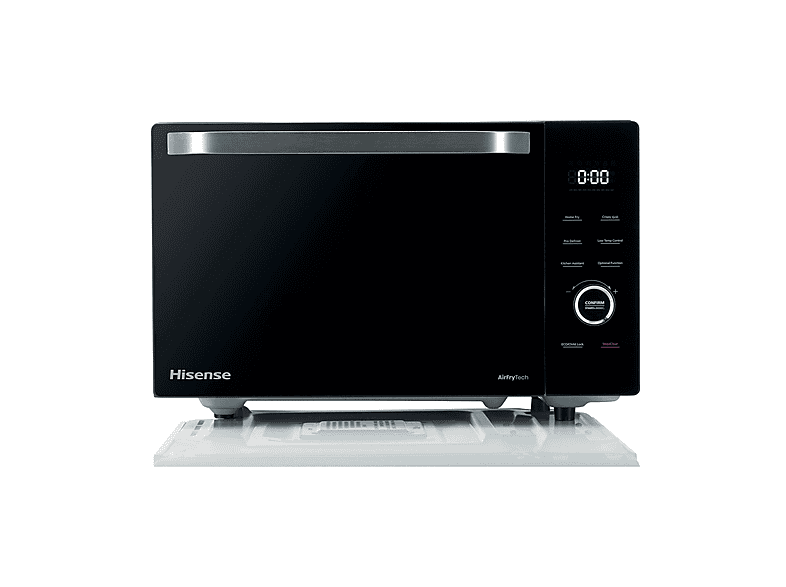 Microondas integrable - Hisense H30MOBS10HC, 1000 W, 5 potencia, 30 l, Inox
