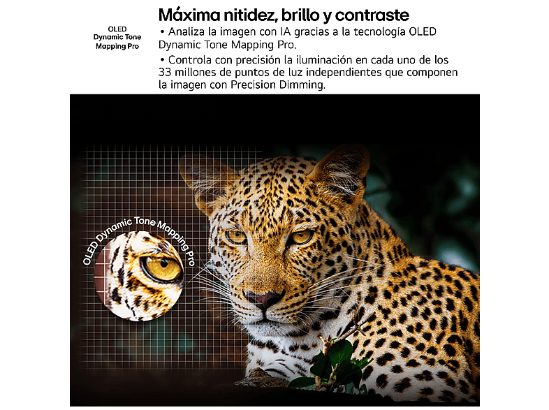 TV OLED 42" - LG OLED42C55LA, OLED 4K, Procesador Inteligente α9 AI Processor 4K Gen8, Smart TV, DVB-T2 (H.265), Negro — foto 7