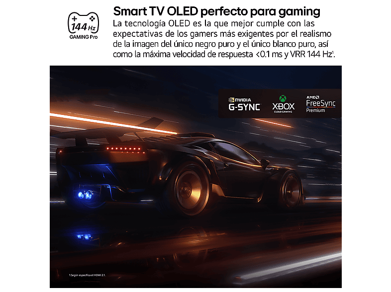 TV OLED 42" - LG OLED42C55LA, OLED 4K, Procesador Inteligente α9 AI Processor 4K Gen8, Smart TV, DVB-T2 (H.265), Negro — foto 11