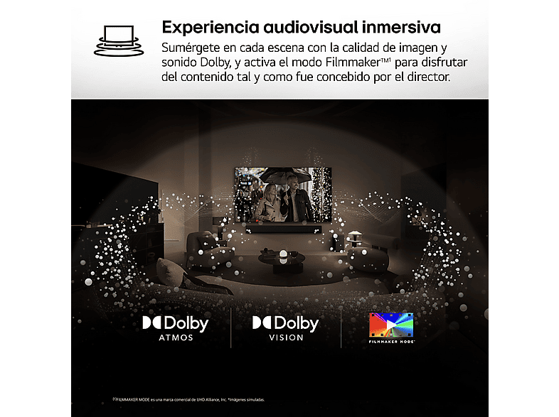 TV OLED 42" - LG OLED42C55LA, OLED 4K, Procesador Inteligente α9 AI Processor 4K Gen8, Smart TV, DVB-T2 (H.265), Negro — foto 12