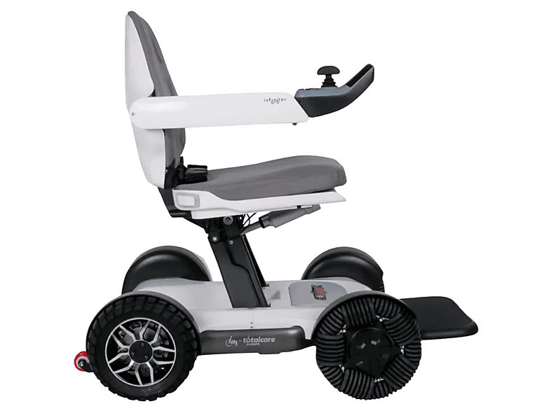 Silla de ruedas eléctrica plegable - Careway Robooter, White — foto 2