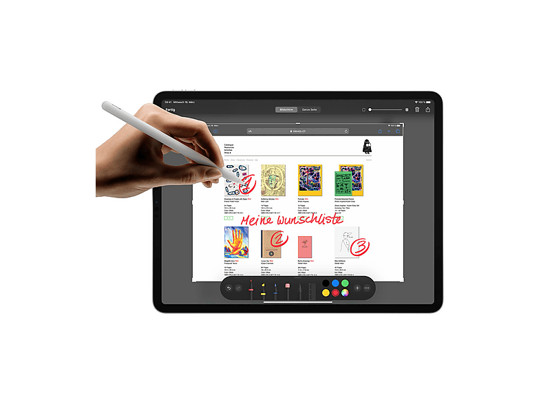 Tablet - Apple iPad Pro, 128 GB, Plata, 12,9 " Retina, 6 GB RAM, Apple, A12Z, Tablet iPadOS — foto 8