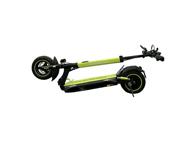 Patinete eléctrico - Mascooter S4, Pot. máx. 1200 W, Carga máx. 120 kg, 25 km autonomía, 7800 mAh, Negro-lima — foto 4