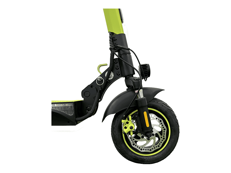 Patinete eléctrico - Mascooter S4, Pot. máx. 1200 W, Carga máx. 120 kg, 25 km autonomía, 7800 mAh, Negro-lima — foto 5