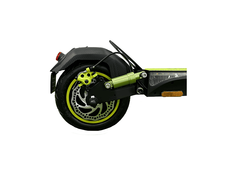 Patinete eléctrico - Mascooter S4, Pot. máx. 1200 W, Carga máx. 120 kg, 25 km autonomía, 7800 mAh, Negro-lima — foto 6