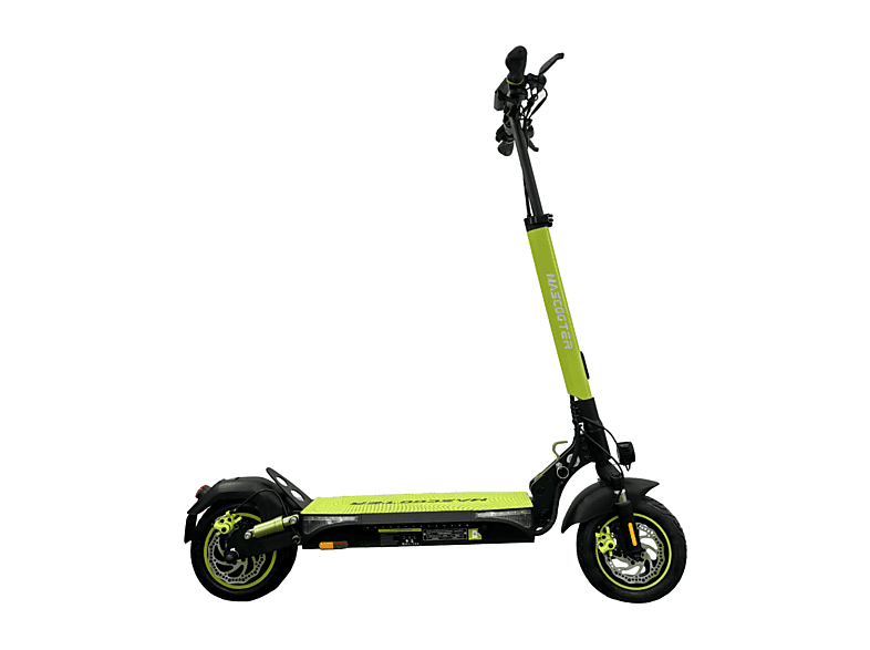 Patinete eléctrico - Mascooter S4, Pot. máx. 1200 W, Carga máx. 120 kg, 25 km autonomía, 7800 mAh, Negro-lima — foto 7