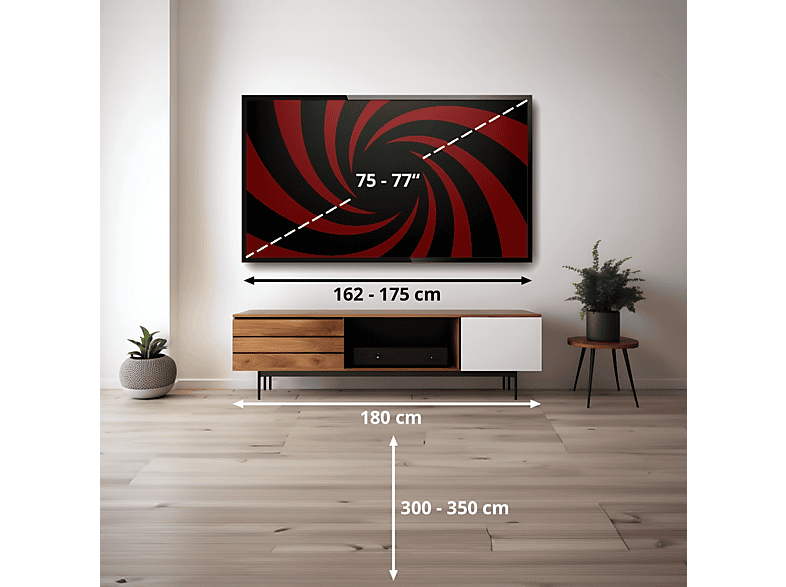 TV Neo QLED 75" - Samsung The Frame Pro TQ75LS03HWUXXC, QLED Mini Led 4K, NQ4 AI Gen3 Processor, Smart TV, Tecnología Sin Reflejos, Full AI, Negro — foto 2
