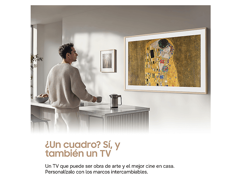 TV Neo QLED 75" - Samsung The Frame Pro TQ75LS03HWUXXC, QLED Mini Led 4K, NQ4 AI Gen3 Processor, Smart TV, Tecnología Sin Reflejos, Full AI, Negro — foto 10