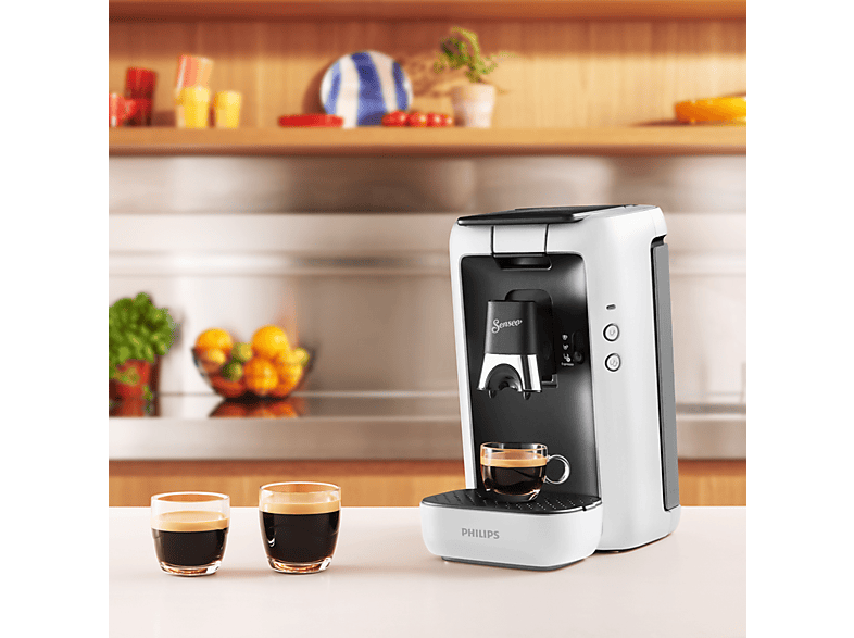 Cafetera de cápsulas - Philips CSA260/10, 1 bar, 1450 W, Blanco — foto 6