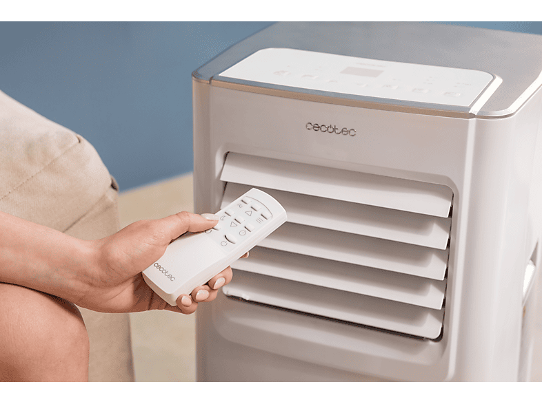 Aire acondicionado portátil - Cecotec ForceClima 7100 Soundless, 780 W, 1764 fg/h, 4 modos, 2 velocidades, Mando a distancia, Blanco — foto 5