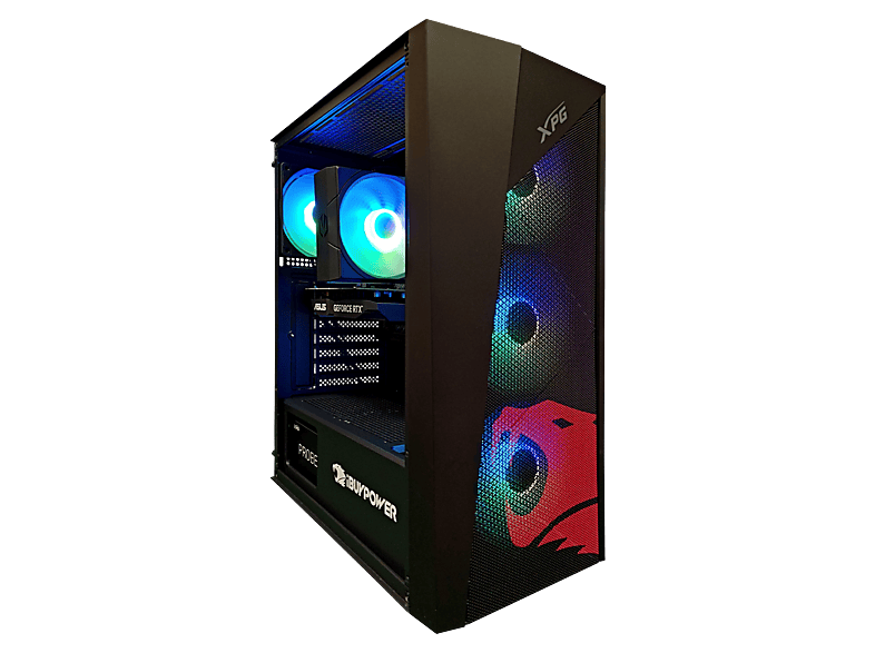 PC Gaming - Ibuypower Fighter Warfury Plus, AMD Ryzen 5 5500, 32 GB RAM, 1 TB SSD, GeForce RTX™ 5070, Windows 11 Pro, Negro