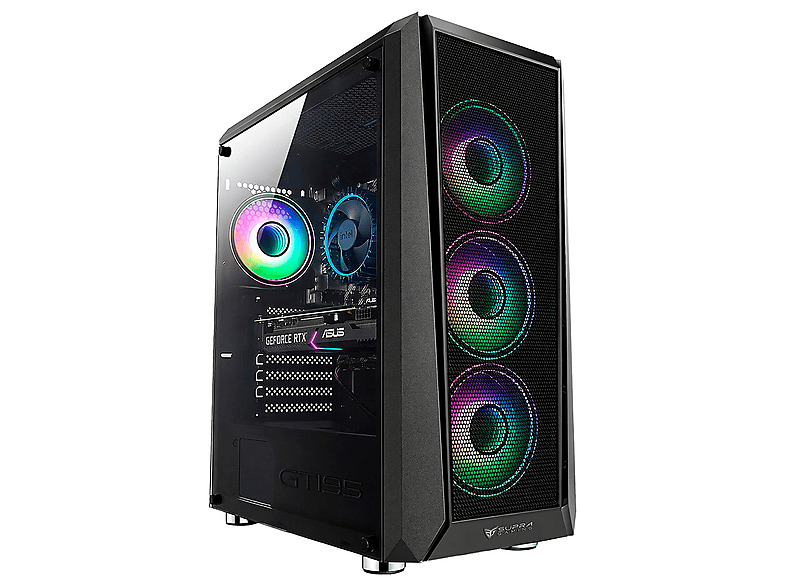 PC Gaming - PC Racing INTEL I5 ORDENADOR SOBREMESA, Intel® Core™ i5 12400F, 16 GB RAM, 1 TB SSD, GeForce RTX™ 5050, Windows 11 Pro, Negro — foto 1