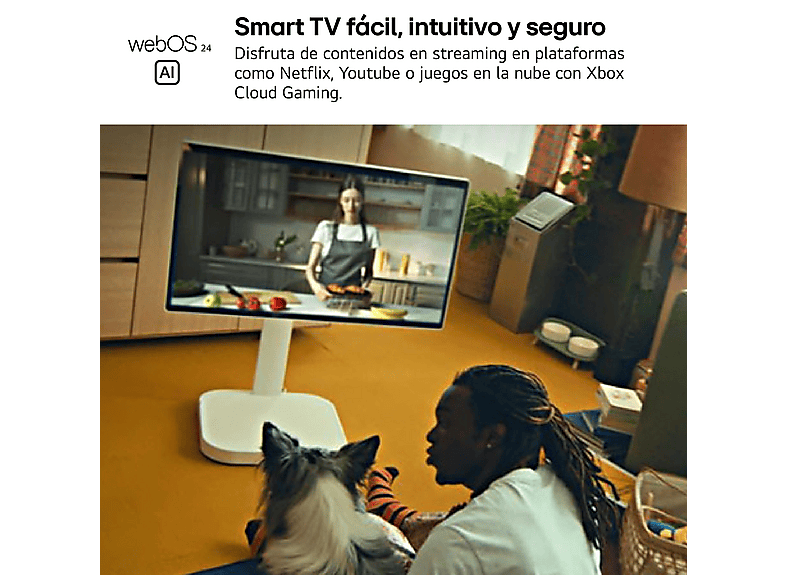 TV LED 32" - LG Smart Monitor Swing 32U889SA-W, UHD 4K, Táctil, Smart TV, IPS, USB Tipo-C, webOS 24, Blanco — foto 7
