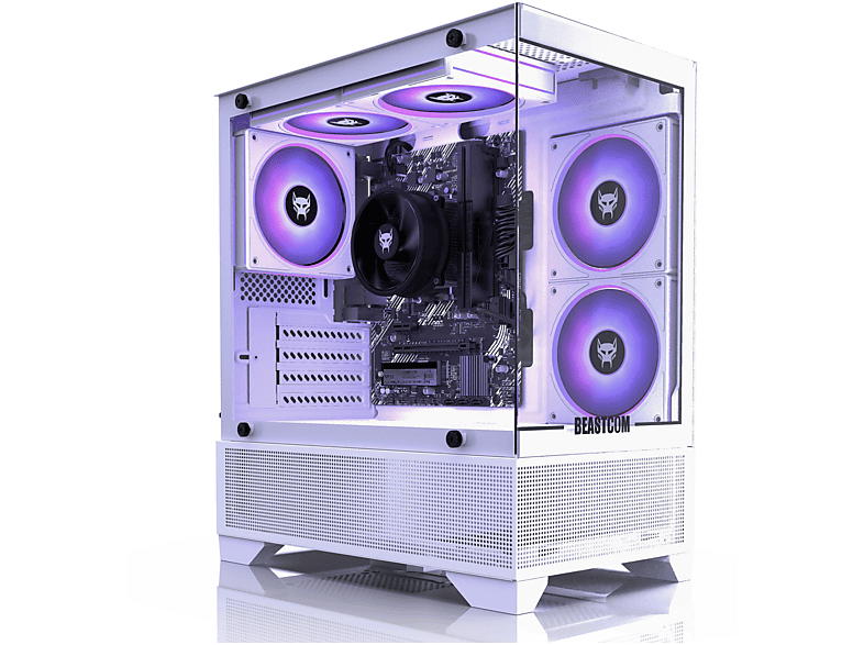 PC Gaming - Beastcom Q3 | Essential Gaming, AMD Ryzen™ 7 5700G, 16 GB RAM, 1 TB SSD, Radeon™ RX Vega, Windows 11 Home, Blanco