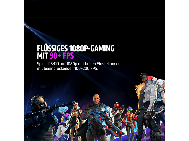 PC Gaming - Beastcom Q3 | Essential Gaming, AMD Ryzen™ 7 5700G, 16 GB RAM, 1 TB SSD, Radeon™ RX Vega, Windows 11 Home, Blanco — foto 8