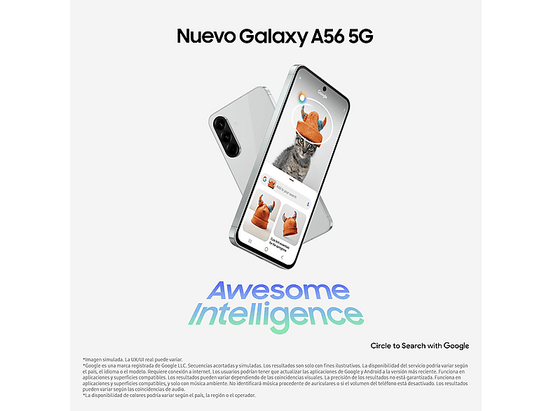 Móvil - Samsung Galaxy A36 5G, Blanco, 256 GB, 8 GB RAM, 6.7"  FHD+ Super AMOLED, Qualcomm Snapdragon 6 Gen 3, 5000 mAh, Android 15 — foto 3