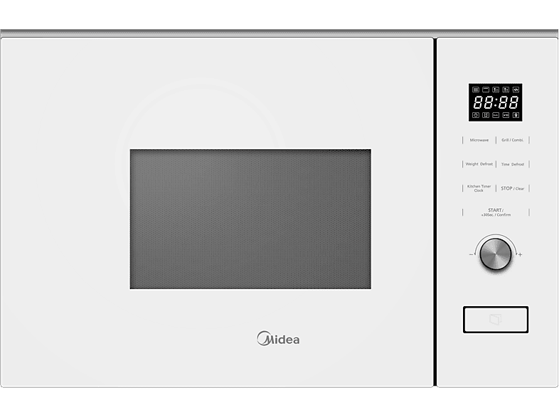 Microondas - Midea MBMTG820H-WH, 1 kW, 1 l, Blanco — foto 1