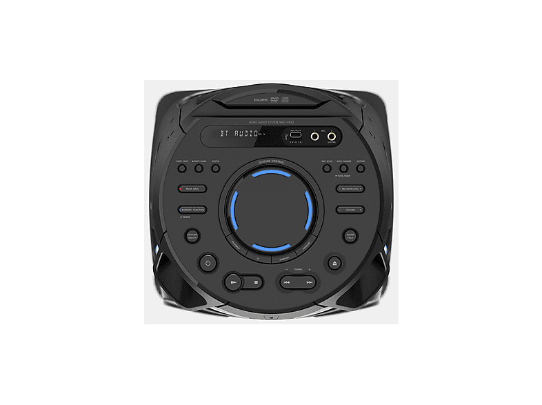 Altavoz de gran potencia - Sony MHC-V43D.CEL, 4.1 Canales, Iluminación ambiental, Karaoke, Bluetooth, Mega Bass, Radio, Negro — foto 3