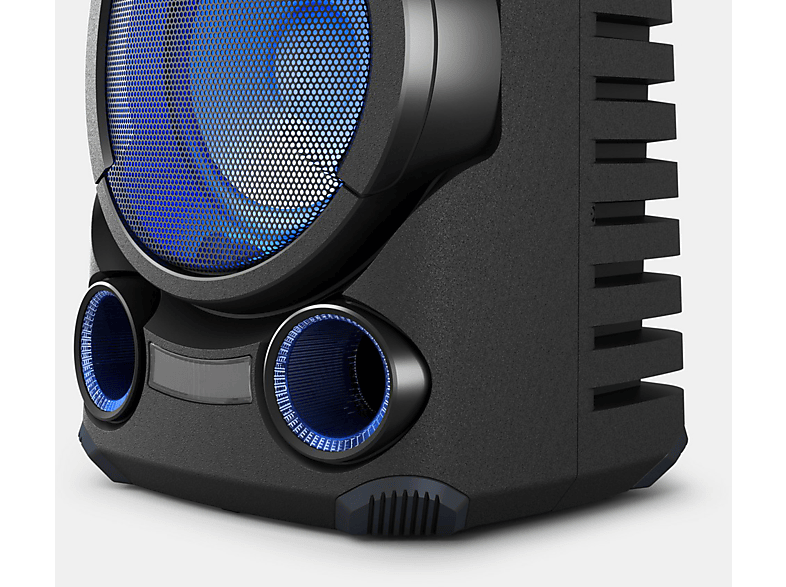 Altavoz de gran potencia - Sony MHC-V43D.CEL, 4.1 Canales, Iluminación ambiental, Karaoke, Bluetooth, Mega Bass, Radio, Negro — foto 4