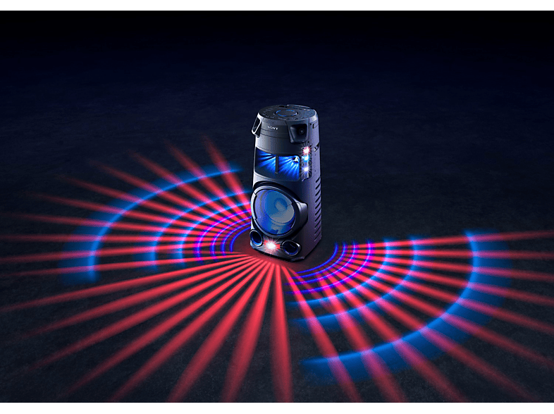 Altavoz de gran potencia - Sony MHC-V43D.CEL, 4.1 Canales, Iluminación ambiental, Karaoke, Bluetooth, Mega Bass, Radio, Negro — foto 5