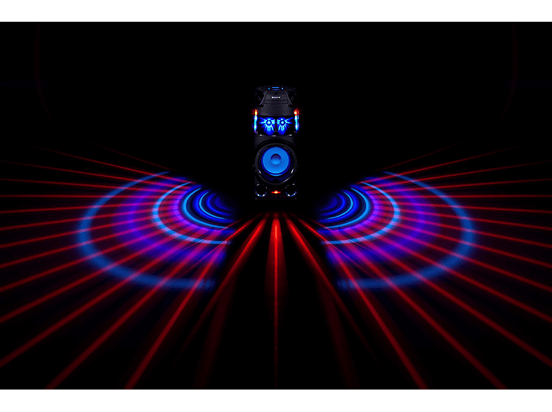 Altavoz de gran potencia - Sony MHC-V43D.CEL, 4.1 Canales, Iluminación ambiental, Karaoke, Bluetooth, Mega Bass, Radio, Negro — foto 7