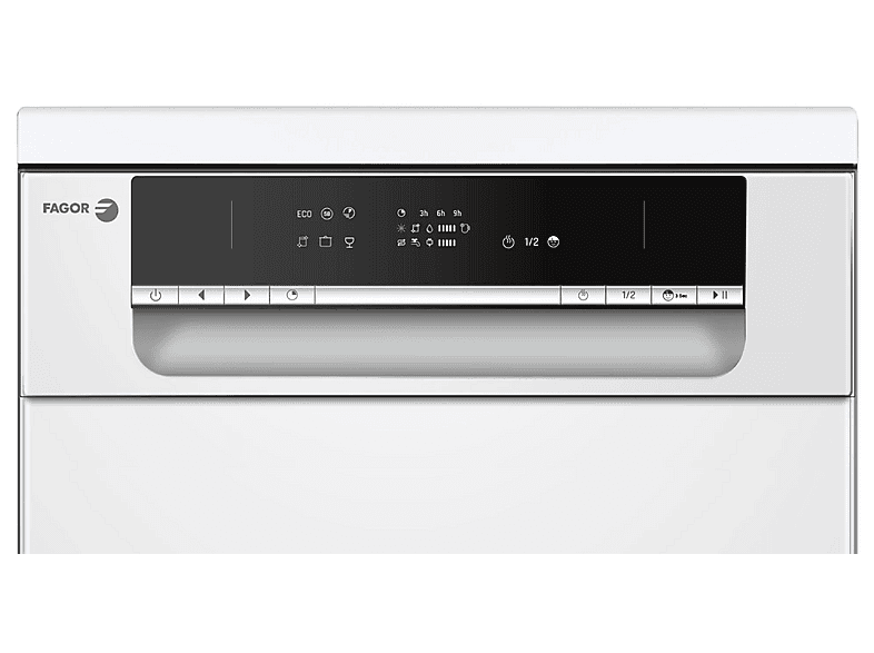 Lavavajillas libre instalación 45 cm - Fagor 4LVF-421, 10 servicios, 6 programas, 44,8 cm, Blanco — foto 5