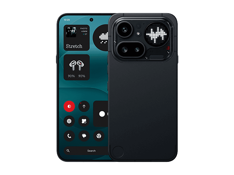Móvil - Nothing Phone 4a Pro, Negro, 256GB, 8GB, 6.83" AMOLED, Qualcomm Snapdragon 7 Gen 4, 5080 mAh