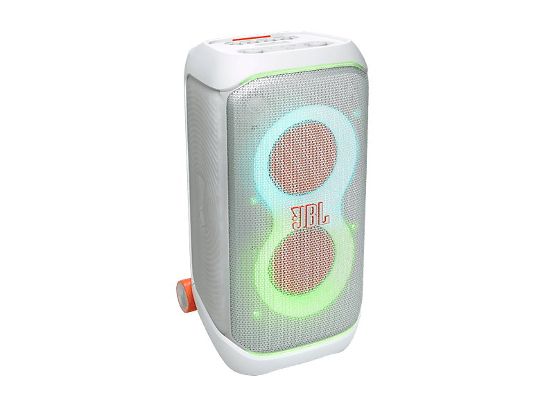 Altavoz de gran potencia - JBL PartyBox Stage 320, Portátil para fiestas, Asa telescópica y ruedas, BT, Resistente salpicaduras, Aut 18h, 240W, Blanco — foto 3