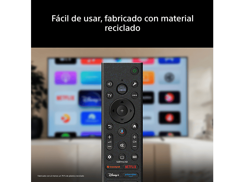 TV LED 55" - Sony BRAVIA 2 II, Direct LED, 4K HDR Processor X1, Smart TV (Google TV), TDT HD, DVB-T2, Dolby Atmos, Chromecast, Eco, 55S25M2 — foto 16