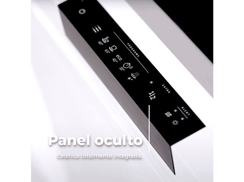 Lavavajillas libre instalación 45 cm - Evvo D1X Slim, 5 programas, 45,0 cm, Inox — foto 5