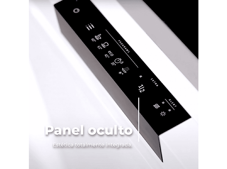 Lavavajillas libre instalación 45 cm - Evvo D1X Slim, 5 programas, 45,0 cm, Inox — foto 8
