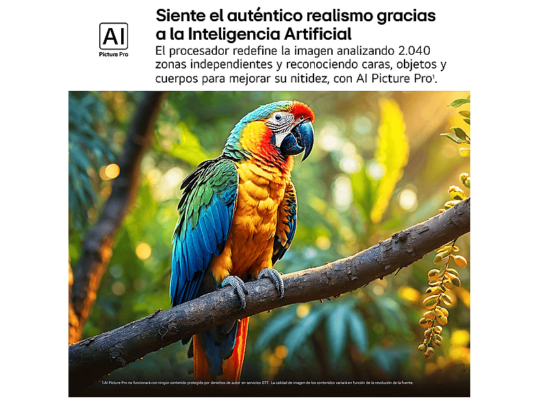 TV QNED 100" - LG 100QNED86A6, UHD 4K, Procesador Inteligente α8 AI Processor 4K Gen2, Smart TV, DVB-T2 (H.265), Charcoal Black — foto 8