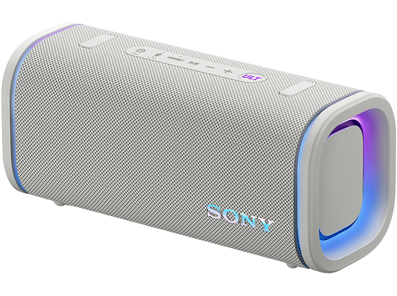 Altavoz inalámbrico - Sony ULT FIELD 5 (SRSULT50W), Bluetooth portátil, ULT POWER SOUND, 25 h, IP67, Resistente al agua, Correa, Con luces, Blanco — foto 1
