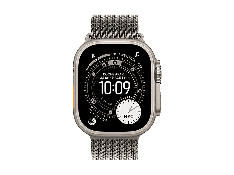 Smartwatch - Apple Watch Ultra 3 (2025), GPS+CEL, 49 mm, Caja de Titanio Natural, Correa Titanium Milanese Loop Natural, Calidad del sueño — foto 2