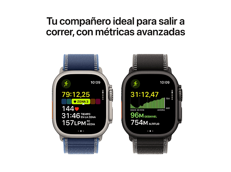 Smartwatch - Apple Watch Ultra 3 (2025), GPS+CEL, 49 mm, Caja de Titanio Natural, Correa Titanium Milanese Loop Natural, Calidad del sueño — foto 5