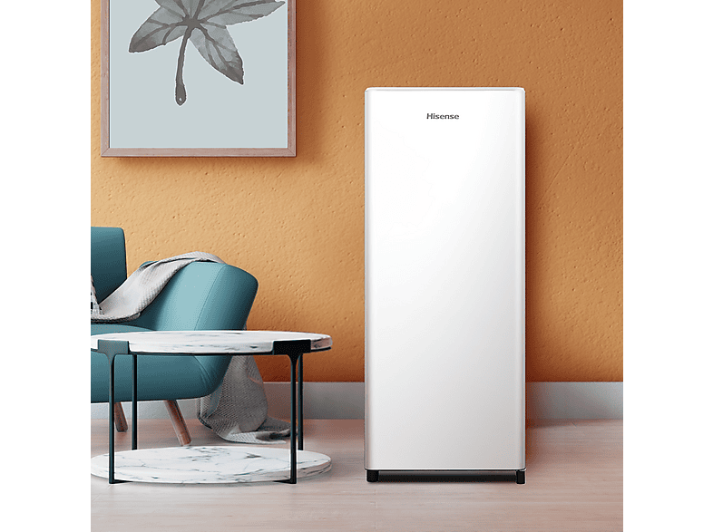 Frigorífico una puerta - Hisense RR220D4BWE, Cíclico, 126.5 cm, 165 L, Balconera XXL, Cajón frutas y verduras, Blanco — foto 11
