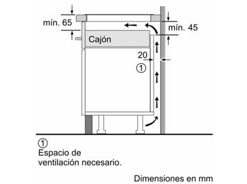 Placa inducción - Bosch PID631BB5E, 3 zonas, Negro — foto 9
