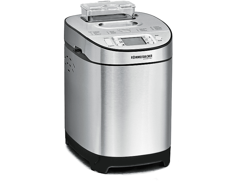 Panificadora - Rommelsbacher BA 550, Acero inoxidable