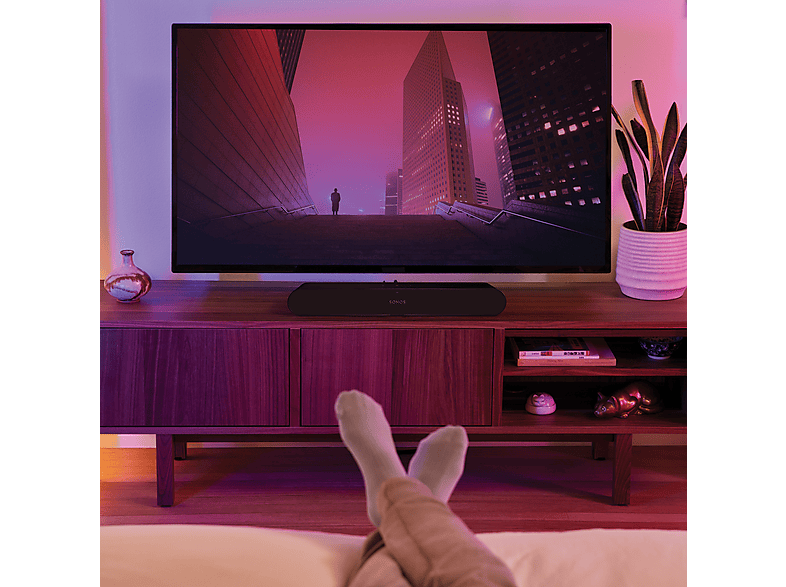 Barra de sonido - Sonos Ray, WiFi, AirPlay 2, Control táctil, Luces LED, Negro — foto 8