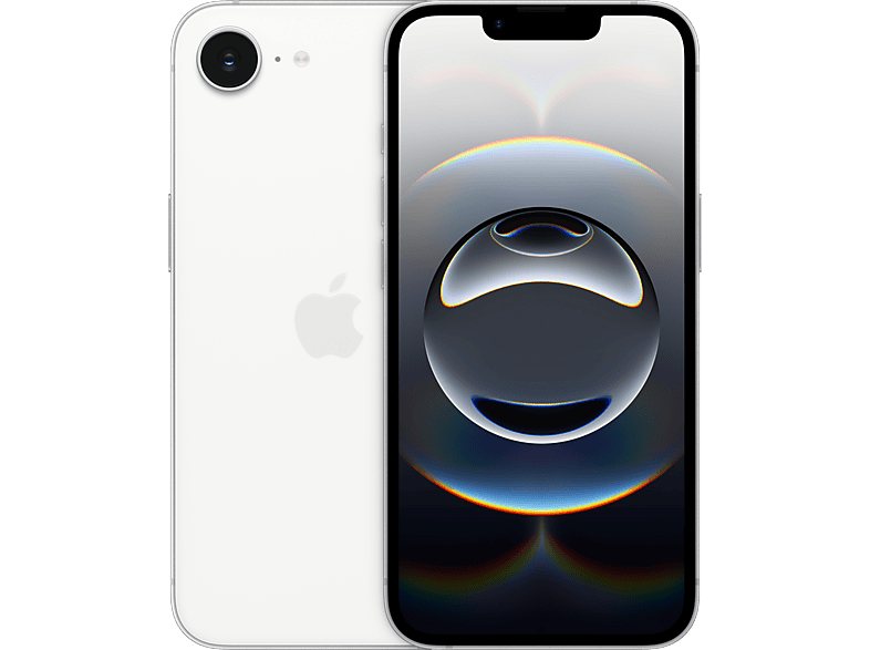 Smartphone - Apple iPhone 16e, Blanco, 128 GB, 5G, 6.1 " OLED Super Retina XDR, Chip A18, iOS