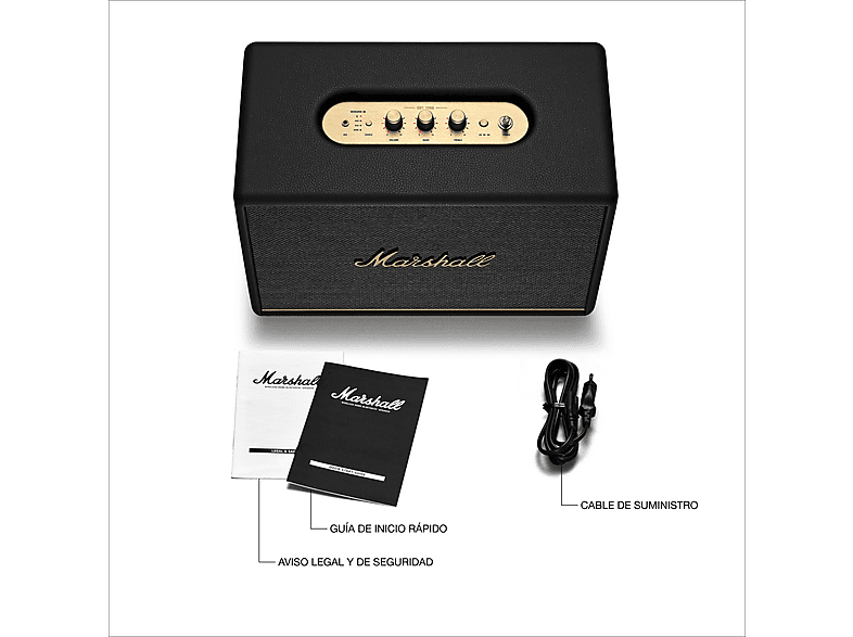 Altavoz bluetooth - Marshall Woburn III, 90 W, Bluetooth 5.2, Negro — foto 4