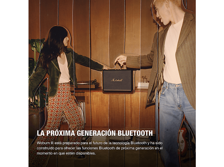 Altavoz bluetooth - Marshall Woburn III, 90 W, Bluetooth 5.2, Negro — foto 7
