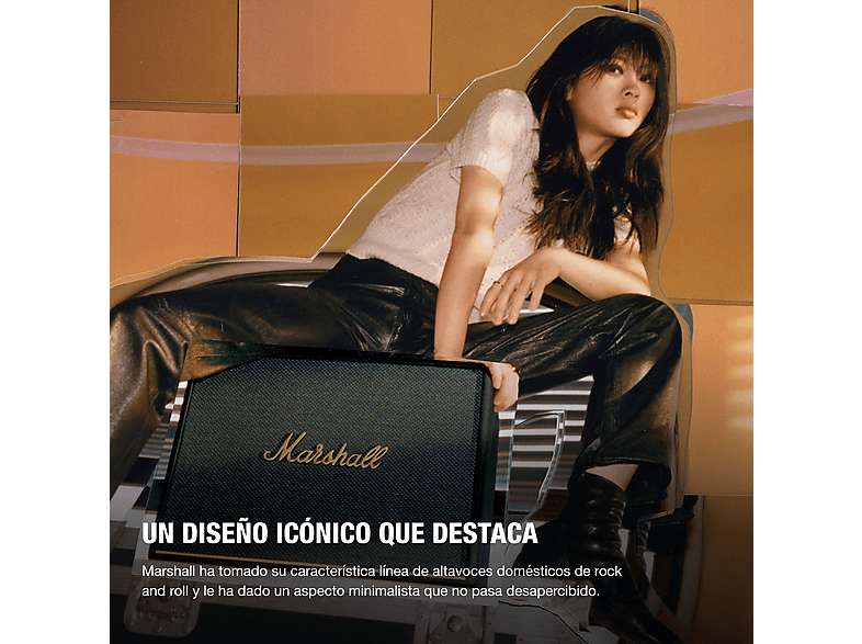 Altavoz bluetooth - Marshall Woburn III, 90 W, Bluetooth 5.2, Negro — foto 8