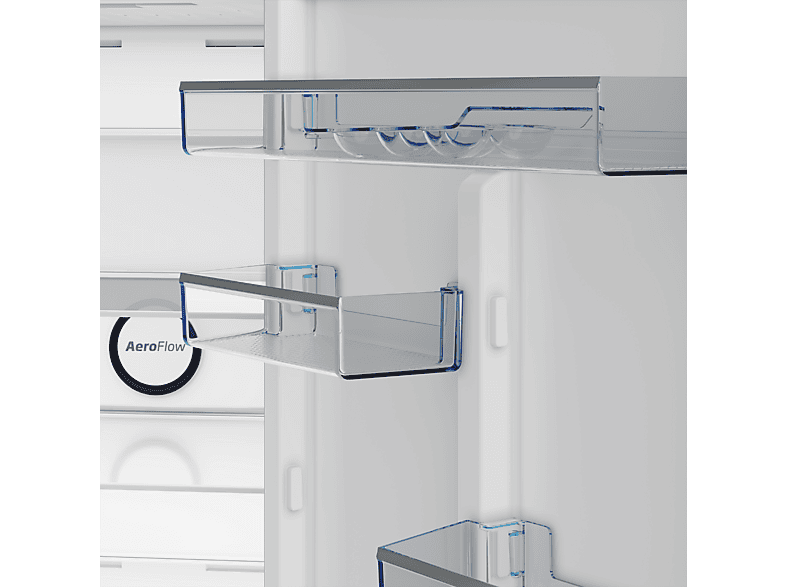 Frigorífico combi - Beko B5RCNE416HXB, Neo Frost Dual Cooling, 203.5 cm, 415 l, AeroFlow, Tecnología Harvest Fresh, Inox — foto 4