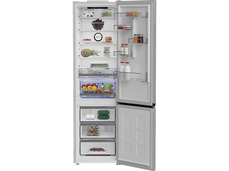 Frigorífico combi - Beko B5RCNE416HXB, Neo Frost Dual Cooling, 203.5 cm, 415 l, AeroFlow, Tecnología Harvest Fresh, Inox — foto 7