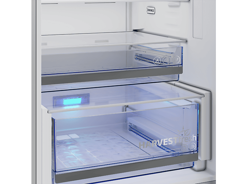 Frigorífico combi - Beko B5RCNE416HXB, Neo Frost Dual Cooling, 203.5 cm, 415 l, AeroFlow, Tecnología Harvest Fresh, Inox — foto 8