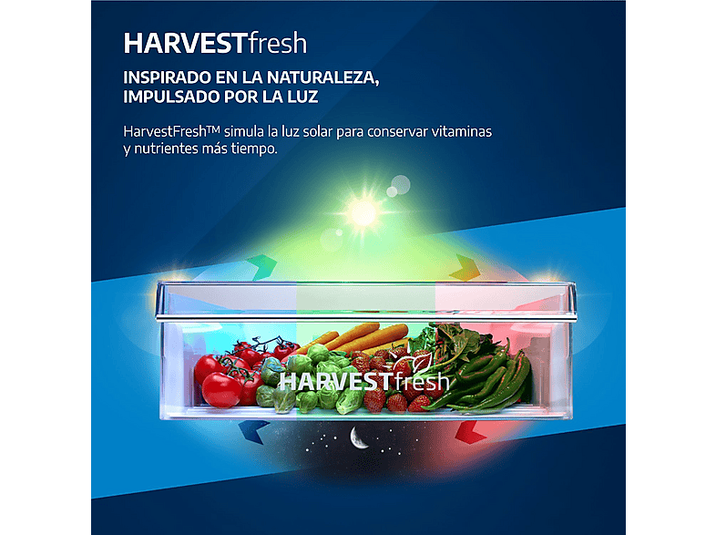 Frigorífico combi - Beko B5RCNE416HXB, Neo Frost Dual Cooling, 203.5 cm, 415 l, AeroFlow, Tecnología Harvest Fresh, Inox — foto 10