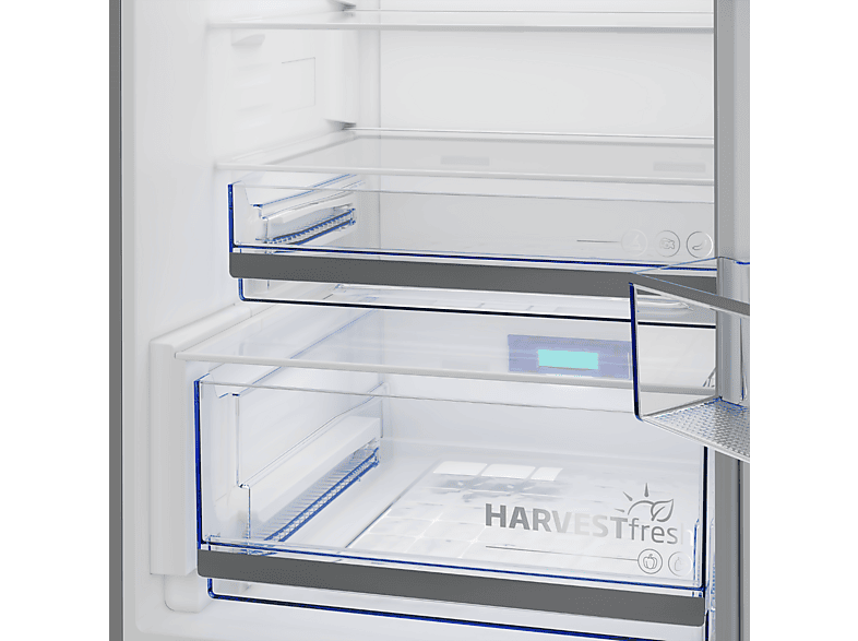 Frigorífico combi - Beko B5RCNE416HXB, Neo Frost Dual Cooling, 203.5 cm, 415 l, AeroFlow, Tecnología Harvest Fresh, Inox — foto 13