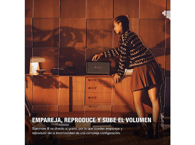 Altavoz bluetooth - Marshall Stanmore III, 50 W, Bluetooth 5.2, Negro — foto 8