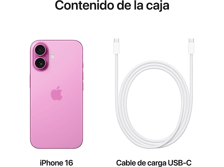 Smartphone - Apple iPhone 16, Rosa, 128 GB, 5G, 6.1 " OLED Super Retina XDR, Chip A18 Bionic, iOS — foto 9